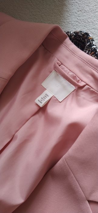 Blazer rosa H&M tamanho L