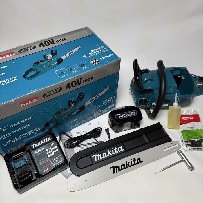 Makita Безщіточна Акумуляторна Ланцюгова Пила GCU06T1 XGT 40V з США