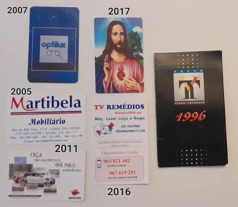 Calendários recentes