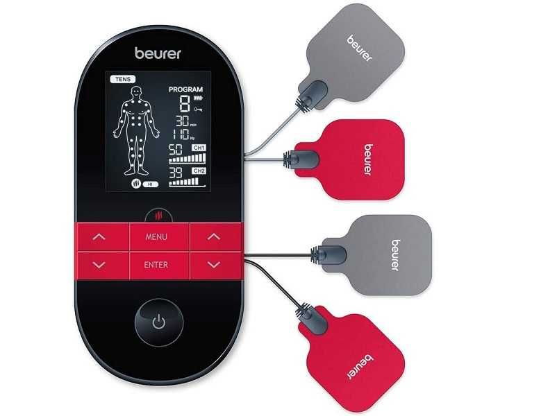 тренажер цифровий пристрій Beurer EM59 TENS/EMS з підігрівом