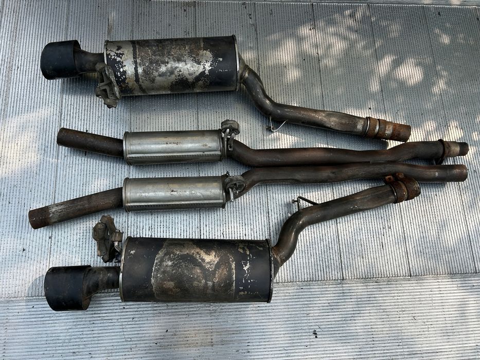 Tłumiki tłumik końcowy Prawy Lewy Audi A6 RS6 C5 4,2 Kompltet