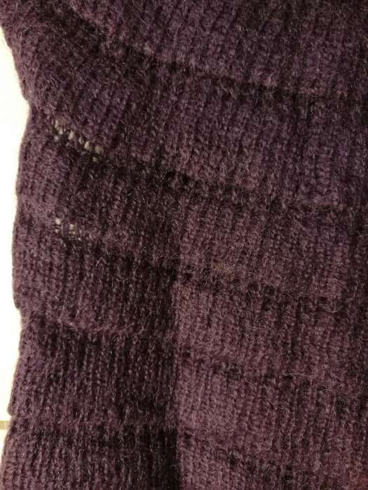 Sweter poncho nietoperz made in italy z dodatkiem moheru 30% nowy