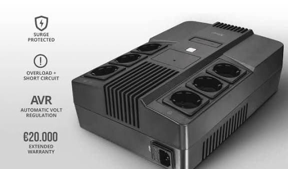 Источник бесперебойного питания Trust Maxxon 800VA UPS with 6