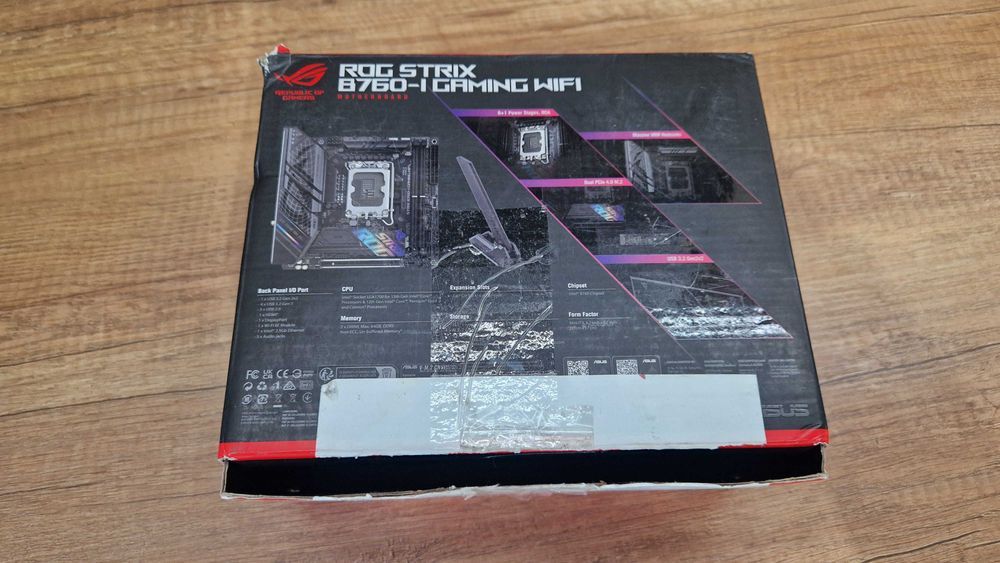 Płyta główna Mini ITX ASUS ROG STRIX B760-I GAMING WIFI box gw  535819