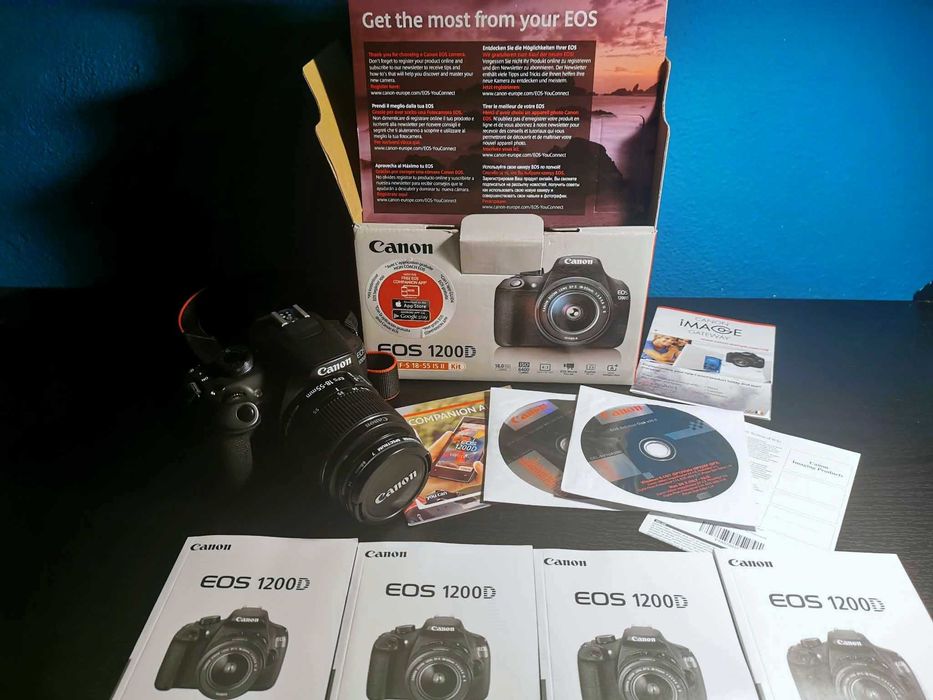 Canon EOS 1200D c/ Lente EF-S 18-55mm