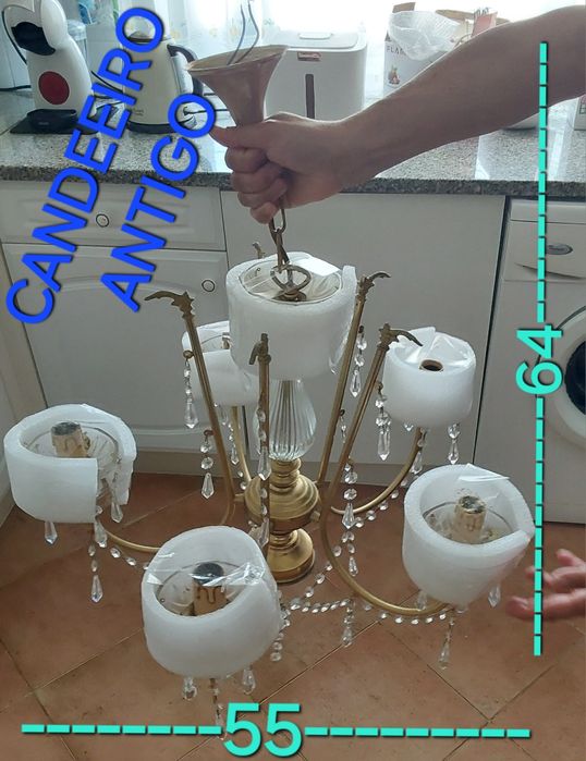 CANDEEIRO BONITO,ANTIGO.VEJA IMAGENS.Casa,Colecção,Quarto,Sala,Salão.