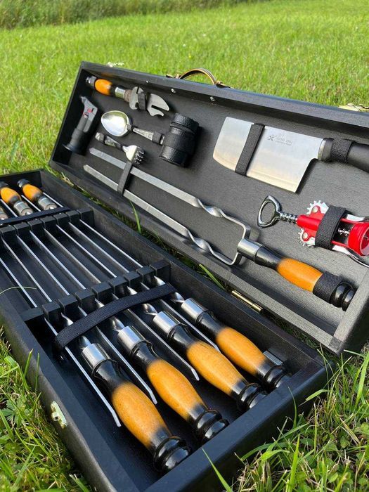 Набір шампурів,шампура,набор шампуров. Подарунок чоловіку.