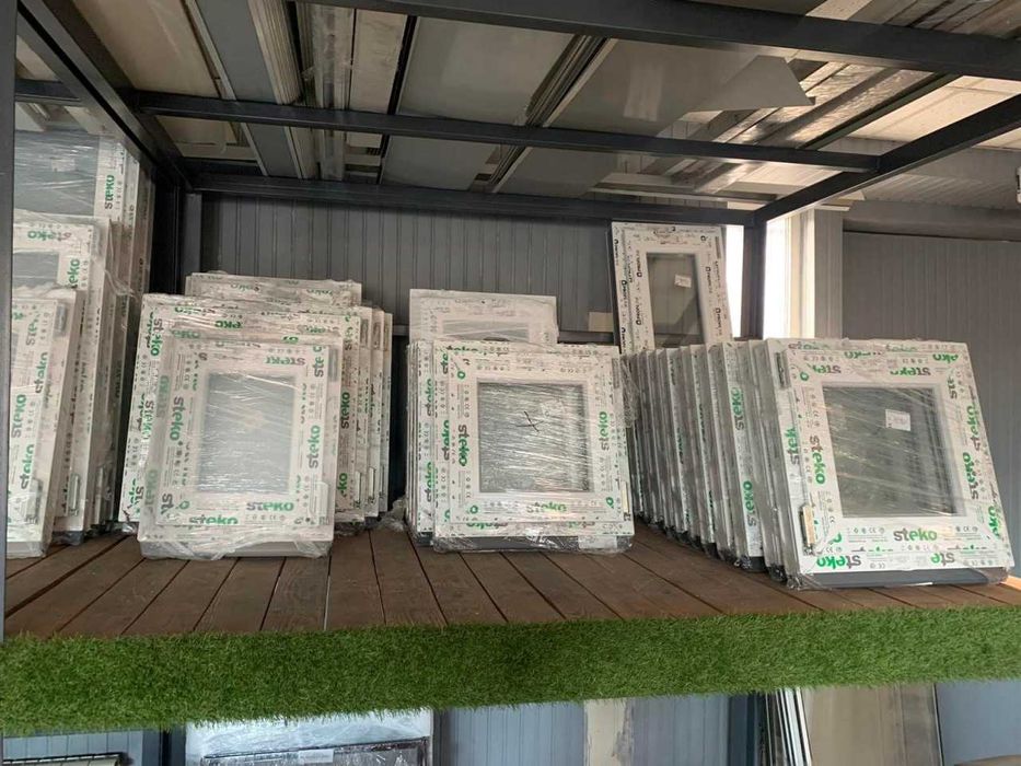 Готові металопластикові Вікна та Двері Steko