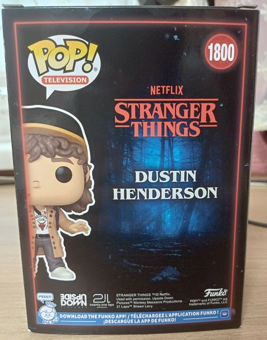 Funko Pop Dustin Henderson #1800 Stranger things (Дивні дива) фігурка