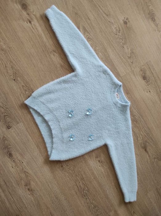 Теплий светр, реглан для дівчаток 7-9 років