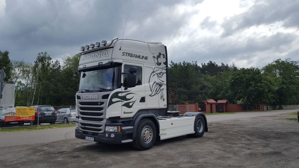 Scania zabudowy międzyosiowe osłony spojlery