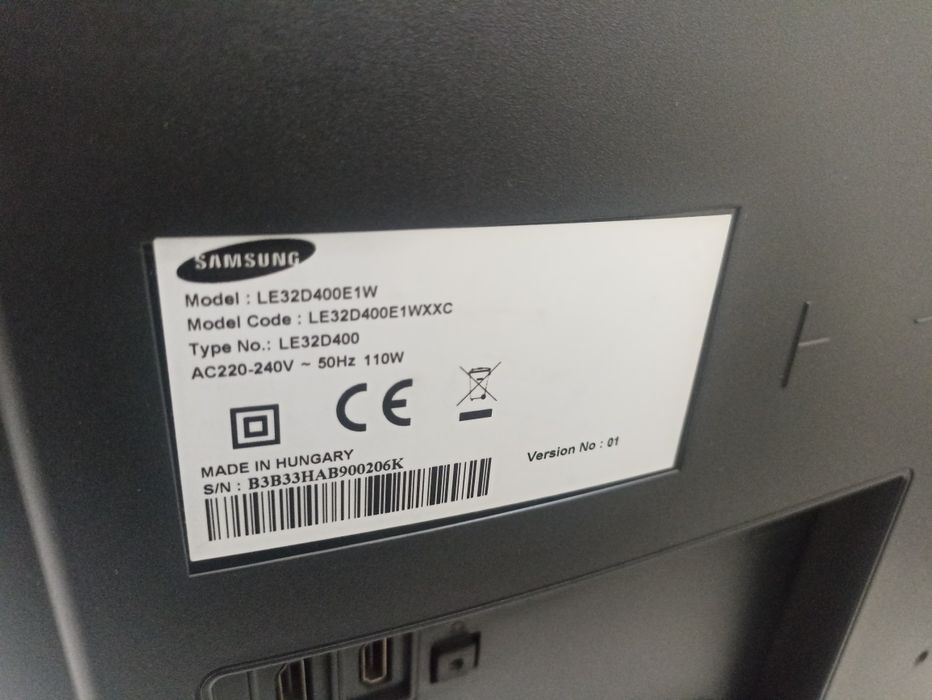 Televisão SAMSUNG p/ peças