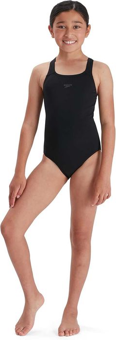 Dziewczęcy Jednoczęściowy Strój Kąpielowy SPEEDO Medalist Czarny 116