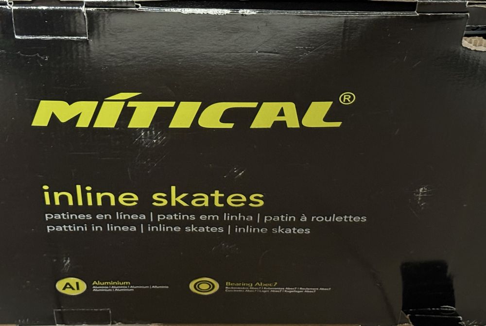 Patins em linha como novos