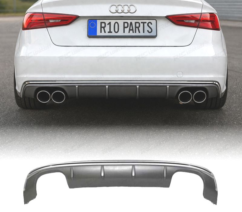 DIFUSOR TRASEIRO AUDI A3 8V SPORTBACK 13-15 LOOK S3