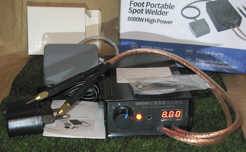 Акція! 8000W Акумуляторна / Docreate DO-02 Іоністорна Точкова Зварка