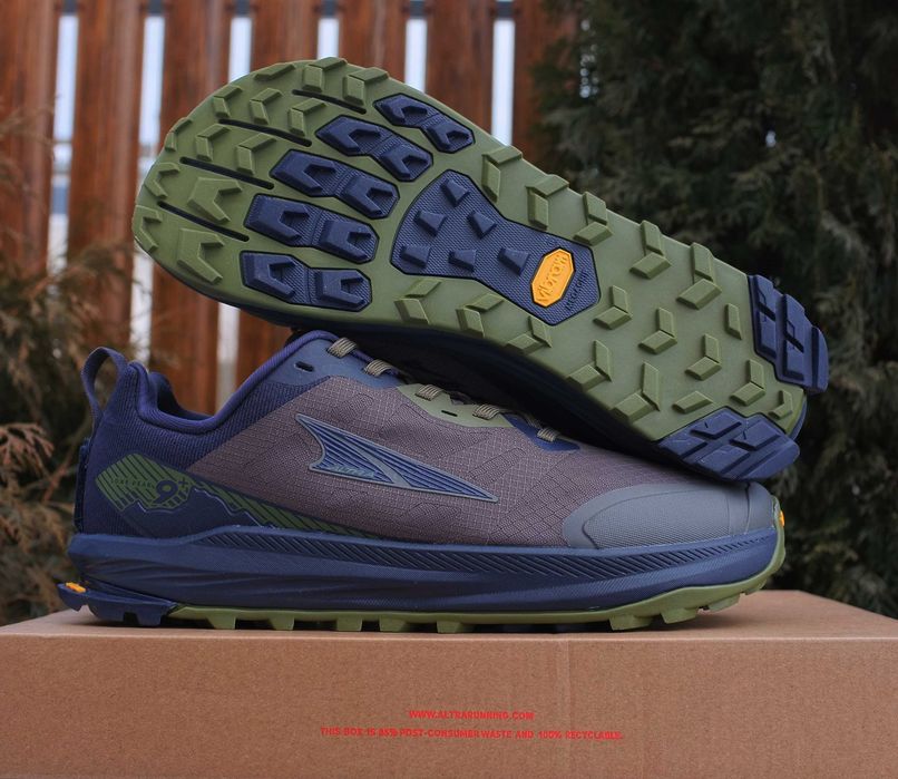Обувь кроссовки Altra Lone Peak 9+ (43 размер) 27,5 см US9,5 трейловые туристические Vibram лето barefoot