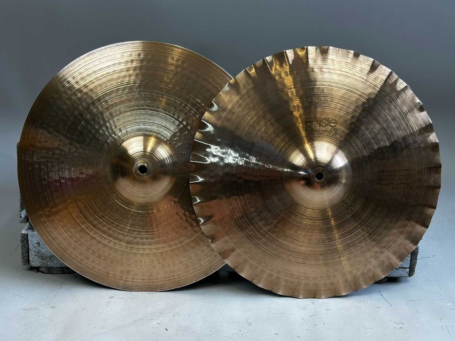 Paiste 2002 Sound Edge Black Label Hi-Hat 15" Vintage - Bonham 1975' - 1140/1117g.