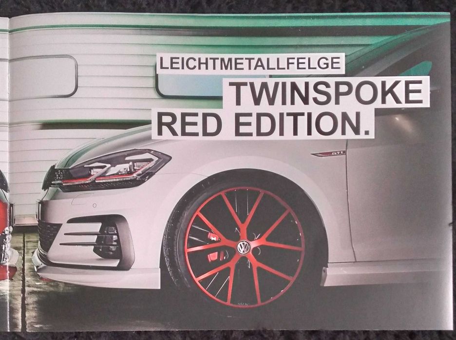 Prospekt Volkswagen Golf Oettinger rok 2018
