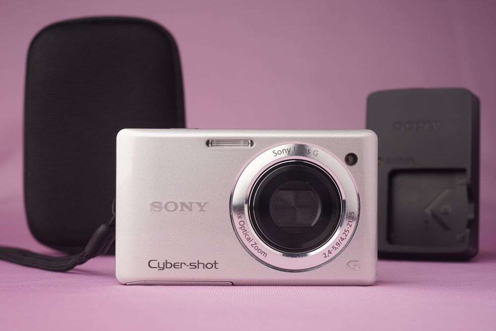 Sony Cyber-shot DSC-W390 - kieszonkowy aparat do zdjęć w klimacie retro || Y2k || Darmowa dostawa