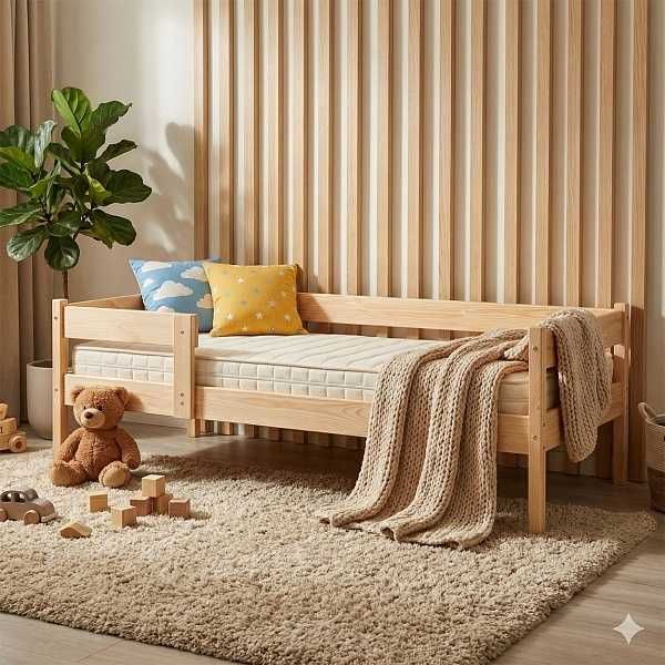 Дитяче ліжко з натурального дерева ЛіжкоТиша 80х160,170,180,190,200 см