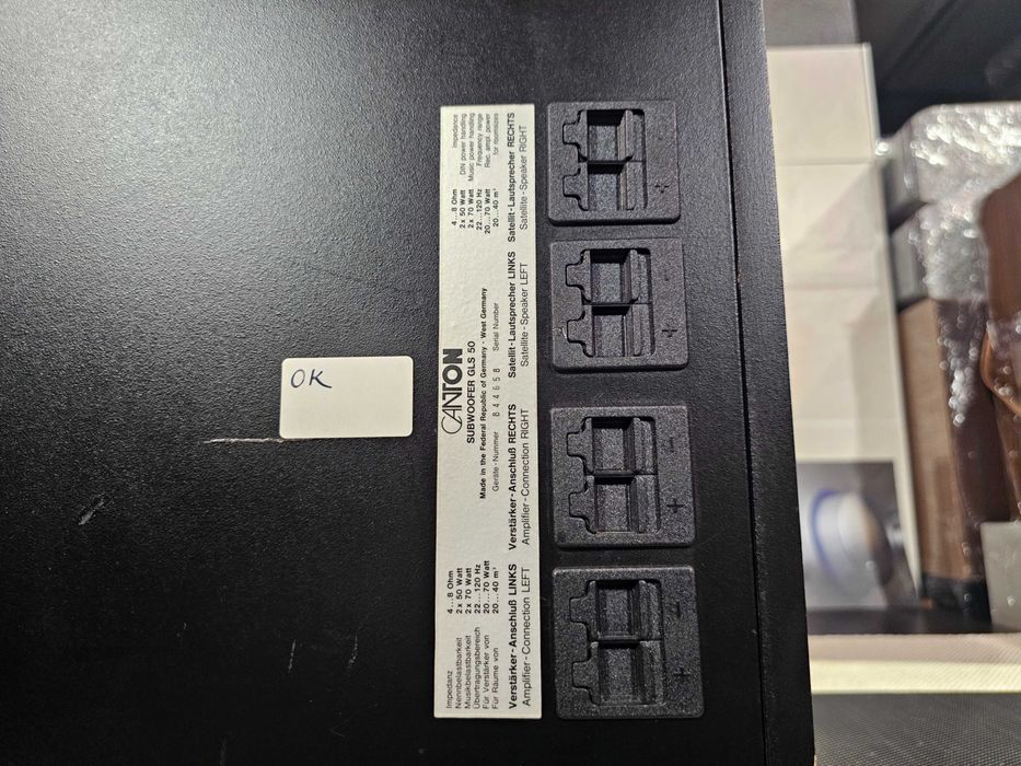 Сабвуфер Canton GLS 50 31см НЧ! 2х70Вт