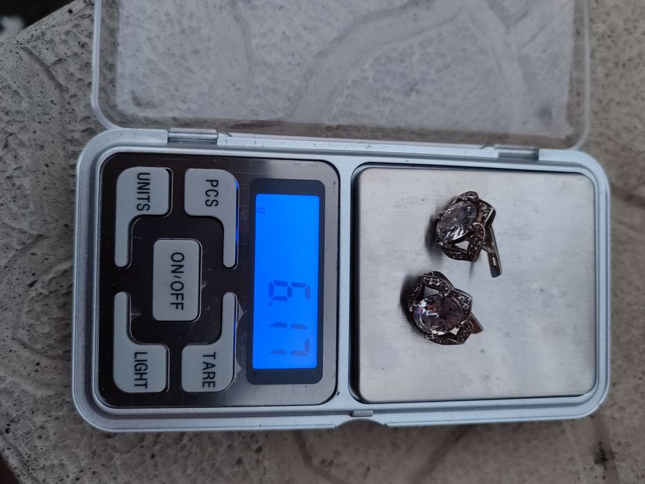 Серьги серебряные