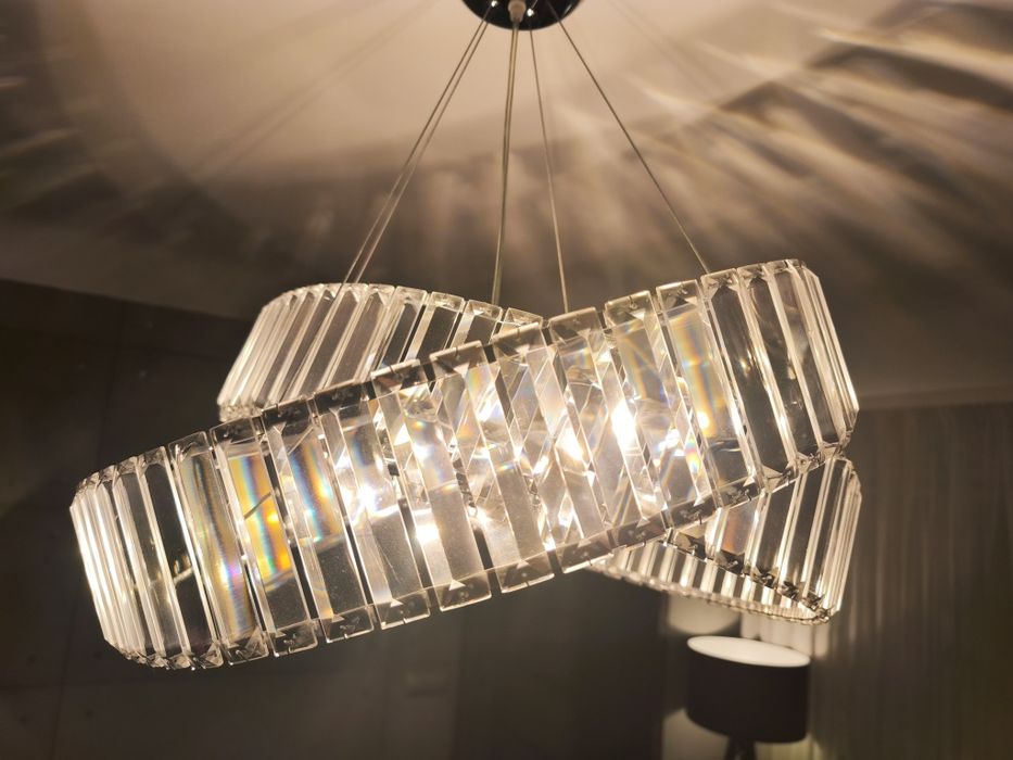 Lampa Crytal Light Orbix Ring - kryształowa piękna nowoczesna