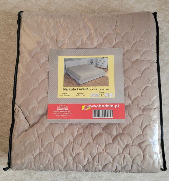 Narzuta beżowa Lavella