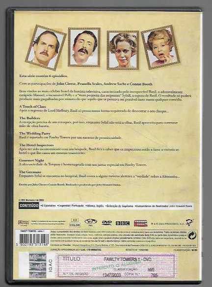 Fawlty Towers, Série 1. 6 episódios.