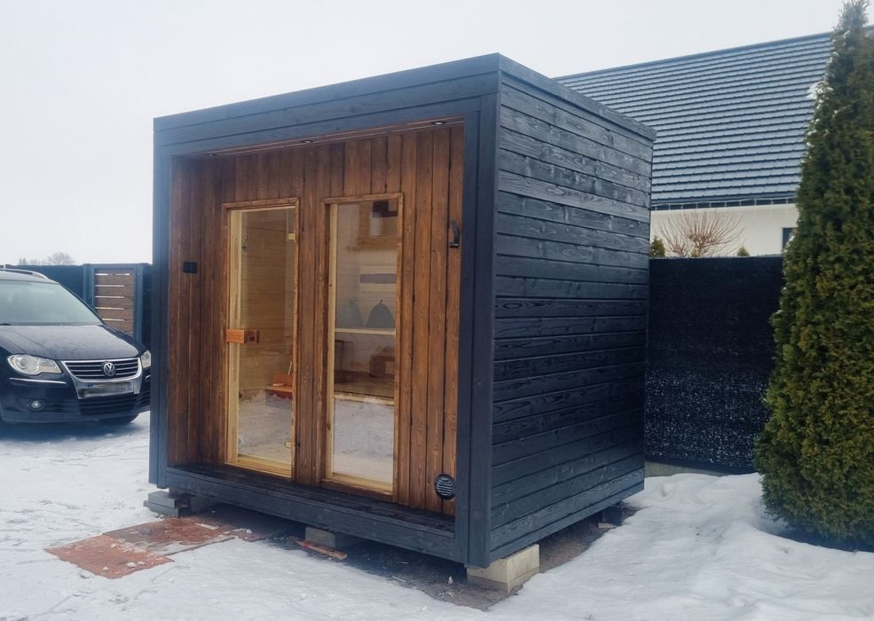 Sauna Zewnętrzna Cube