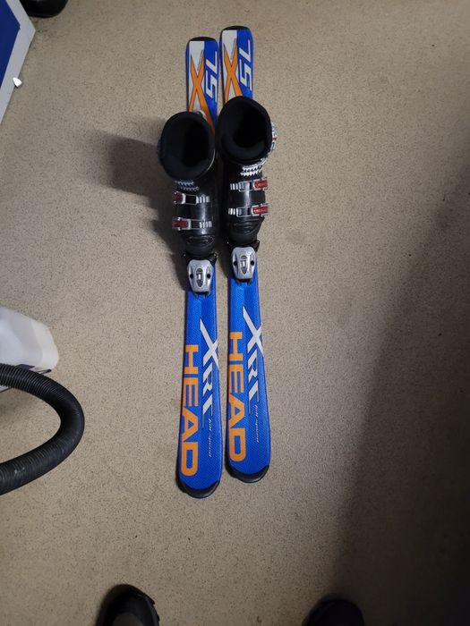 Narty head 117cm z butami 235cm