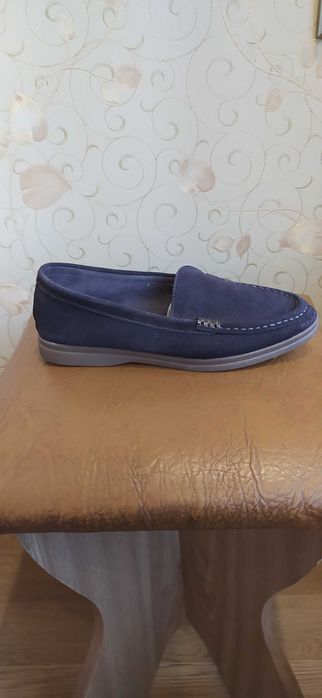 Лоферы женские из натуральной замши (Польша)