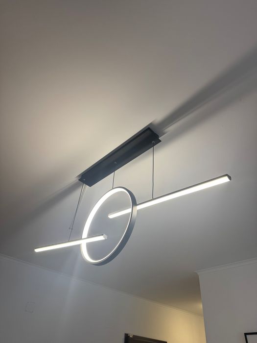 Candeeiro Led preto