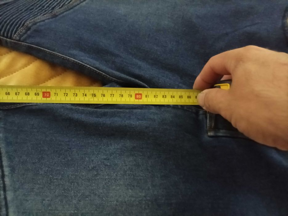 Calças de ganga motard