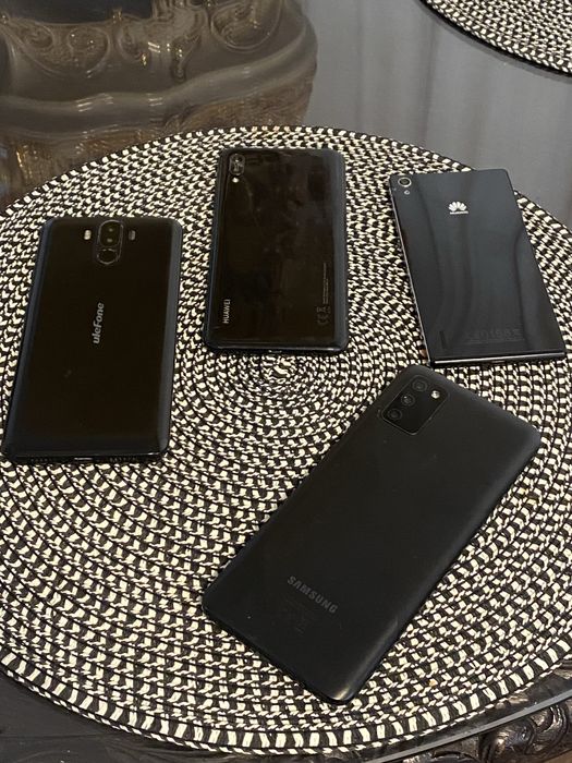 Szesc telefonow na czesci - Samsung A02S - ulefone power 3s - 2xHuawei