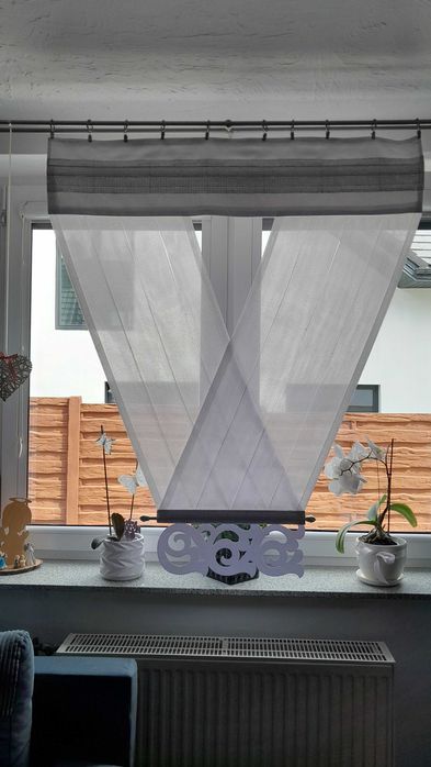 Panel ażurowy bialy zodobiony cyrkoniami