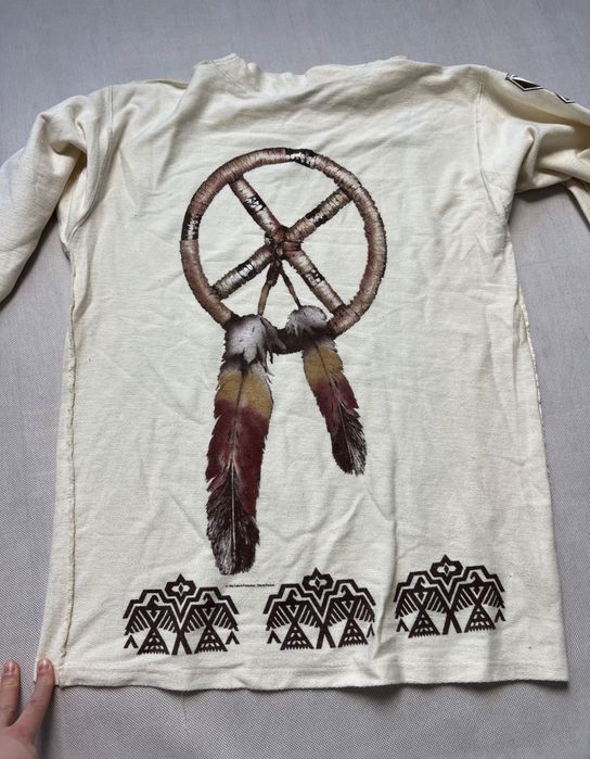 Vintage 1999’s Indian Girl With Wolf bluza