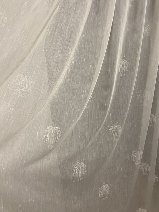 Тюль для зала чи спальні дві частини