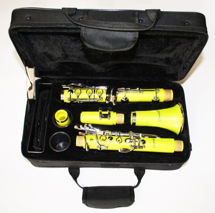 Clarinetes novos de várias cores