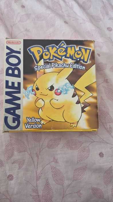 Caixa Original Pokémon Yellow Version (Special Pikachu Edition) – Game Boy (Apenas Caixa)