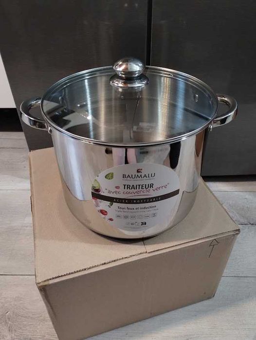 Baumalu Profesjonalny garnek do gotowania z pokrywką, 13,5 L Ø 28 cm