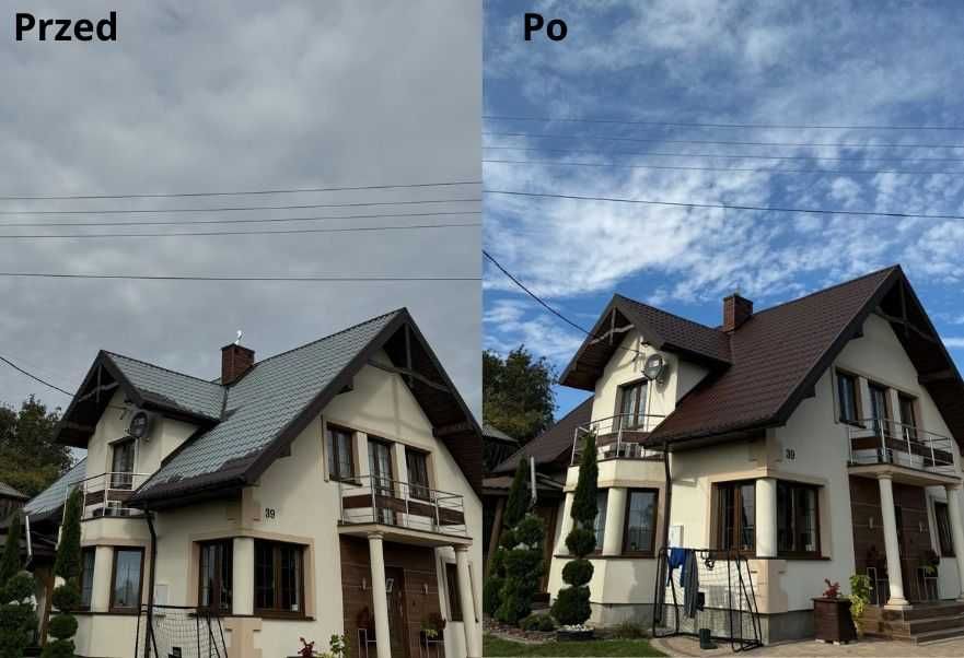 MALOWANIE, mycie elewacji, dachów, kostki, DOCIEPLENIA, wymiany rynien