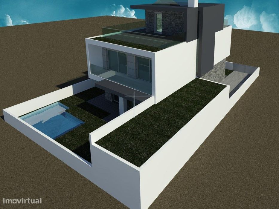 Terreno de 300m2 com projeto aprovado para moradia de 3 pisos - Bot...