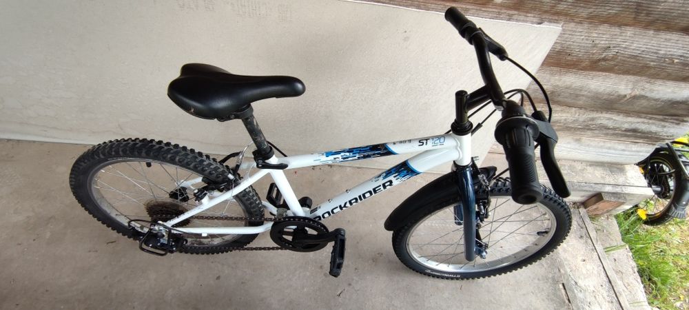 Дитячий велосипед гірський BTWIN Rockrider ST 120 білий 20"