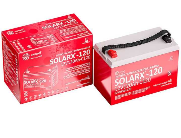 Bateria Solar SOLARX-120 120AH-12V C120