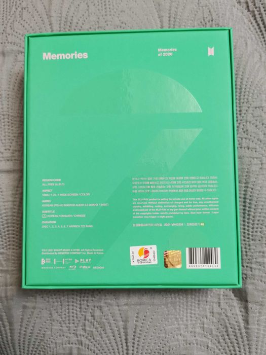 BTS Memories blu ray 2020