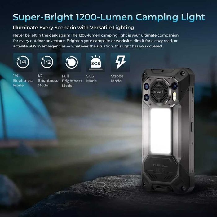 Oukitel WP61 Ultra 5G 12GB/512GB IP69K 2.5GHz Cam Termica