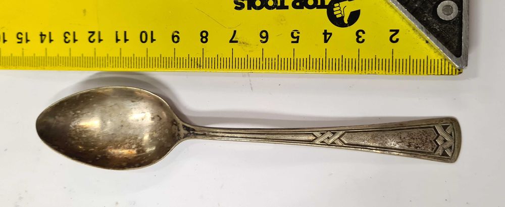 Łyżeczka secesyjna plater