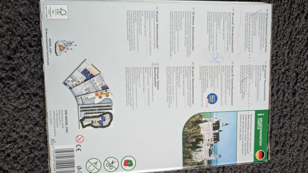 3D puzzle Playtive Zamek Neuschwanstein